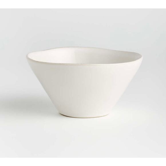 Crate & Barrel white bowls set of two 6-1/4” - Picture 6 of 12